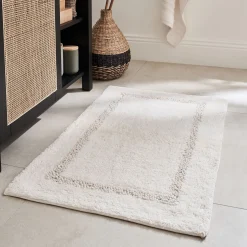 Tapis De Bain*alinea Tapis de bain en coton 50x80cm - ventoux Blanc