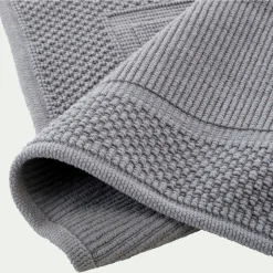 Tapis De Bain*alinea Tapis de bain jacquard en coton 60x100cm - restanque Gris