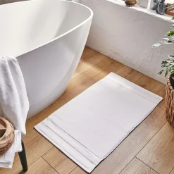 Tapis De Bain*alinea Tapis de bain qualité hôtelière en coton - 50x80cm Blanc