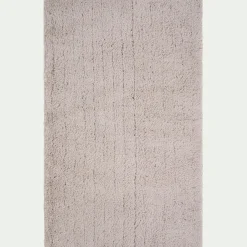 Tapis De Bain*alinea Tapis de bain rectangulaire grand modèle - alpilles 100x60cm Beige