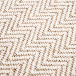 Tapis En Laine|Tapis En Jute*alinea Tapis de couloir et laine et jute - 60x200cm Blanc