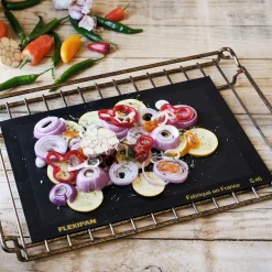 Tapis De Cuisson|Moule À Gâteau*alinea Tapis de cuisson multi-usages en fibre de verre et silicone 29,5x42cm - Noir