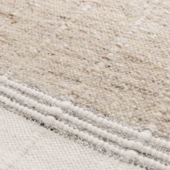 Tapis En Laine|Tapis De Salon*alinea Tapis en laine à motifs finition frange 160230cm - Beige