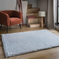 Tapis Uni|Tapis De Salon*alinea Tapis imitation fourrure - 120x160cm Gris