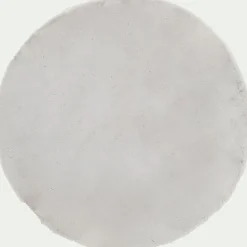 Descente De Lit|Tapis Uni*alinea Tapis imitation fourrure - D120cm Gris