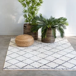 Tapis De Salon|Tapis Berbère*alinea Tapis inspiration berbère en coton - 300x400cm Blanc