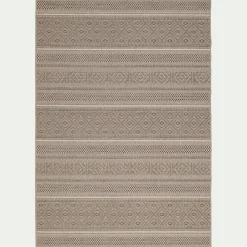 Tapis Exterieur|Tapis D'Extérieur*alinea Tapis intérieur et extérieur à motifs - 120x170cm Marron