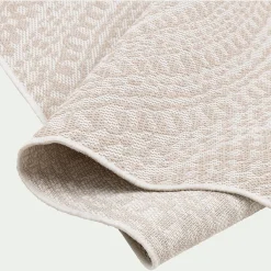 Tapis Exterieur|Tapis D'Extérieur*alinea Tapis intérieur et extérieur à motifs en tissu recyclé 120x170cm - écru Blanc