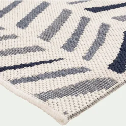 Tapis De Salon|Tapis Exterieur*alinea Tapis intérieur et extérieur à motifs graphiques 200x290cm - Blanc