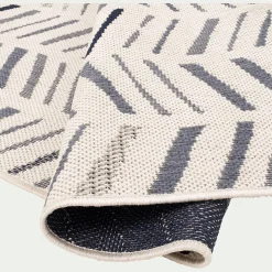 Tapis De Salon|Tapis Exterieur*alinea Tapis intérieur et extérieur à motifs graphiques 200x290cm - Blanc