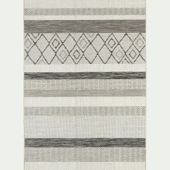 Tapis Exterieur|Tapis D'Extérieur*alinea Tapis intérieur et extérieur à motifs - 120x170cm Gris