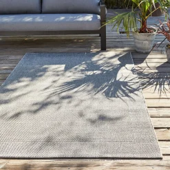 Tapis Exterieur|Tapis D'Extérieur*alinea Tapis intérieur et extérieur - 120x170cm Gris