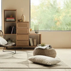 Tapis Exterieur|Tapis D'Extérieur*alinea Tapis intérieur extérieur à motif géométrique 160x230cm - Naturel