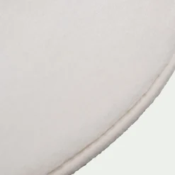 Descente De Lit|Tapis Uni*alinea Tapis rond imitation fourrure - ventoux D70cm Blanc