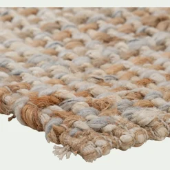 Tapis En Jute|Tapis De Salon*alinea Tapis tressé en jute - 120x170cm Naturel