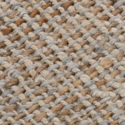 Tapis En Jute|Tapis De Salon*alinea Tapis tressé en jute - 120x170cm Naturel