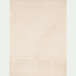 Tapis Uni|Tapis De Salon*alinea Tapis tressé 120x170cm - écru Blanc