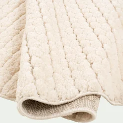 Tapis Uni|Tapis De Salon*alinea Tapis tressé 120x170cm - écru Blanc