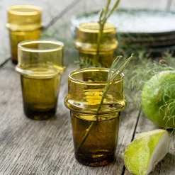 Vaisselle Petit Déjeuner|Tasse Et Mug*alinea Tasse à espresso en verre recyclé 7,5cl - nèfle Beige