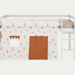 Matelas Enfant|Tipi*alinea Tente de lit en coton l152xh106cm - Blanc