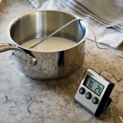 Ustensile Pour Pâtisserie|Accessoire De Cuisson*alinea Thermomètre digital à sonde en inox - Argenté