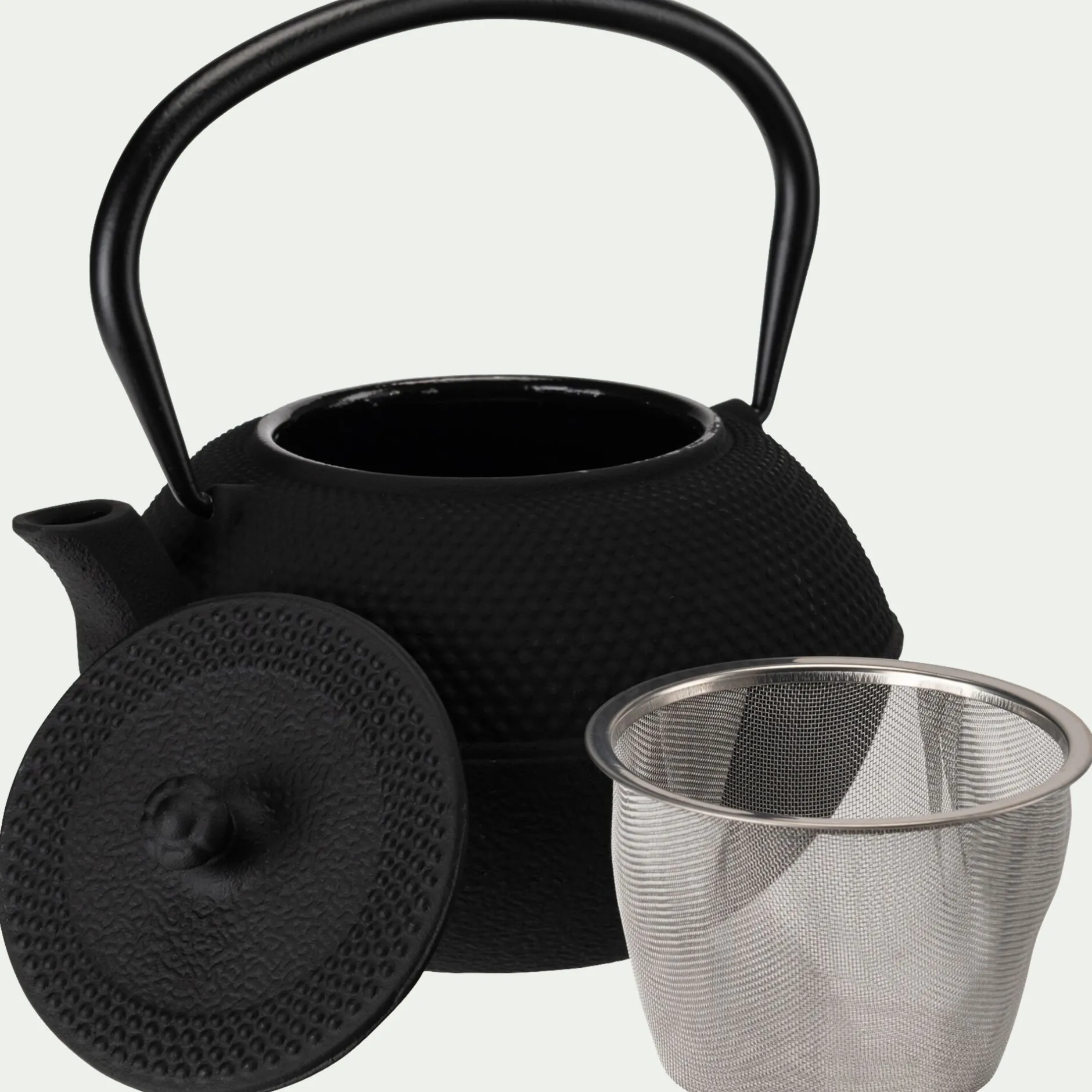 Vaisselle Petit Déjeuner|Cafetière Et Théière*alinea Théière en fonte - 1,20L Noir