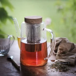 Vaisselle Petit Déjeuner|Cafetière Et Théière*alinea Théière infuseur en verre 1,2L - Transparent