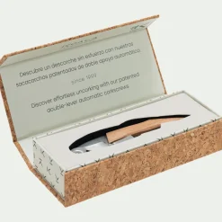 Accessoire Vin*alinea Tire-bouchon à double levier en inox - naturel