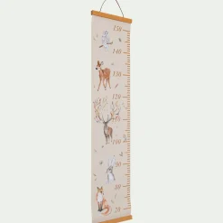 Matelas Enfant|Déco Murale*alinea Toise murale motifs forêt - Beige