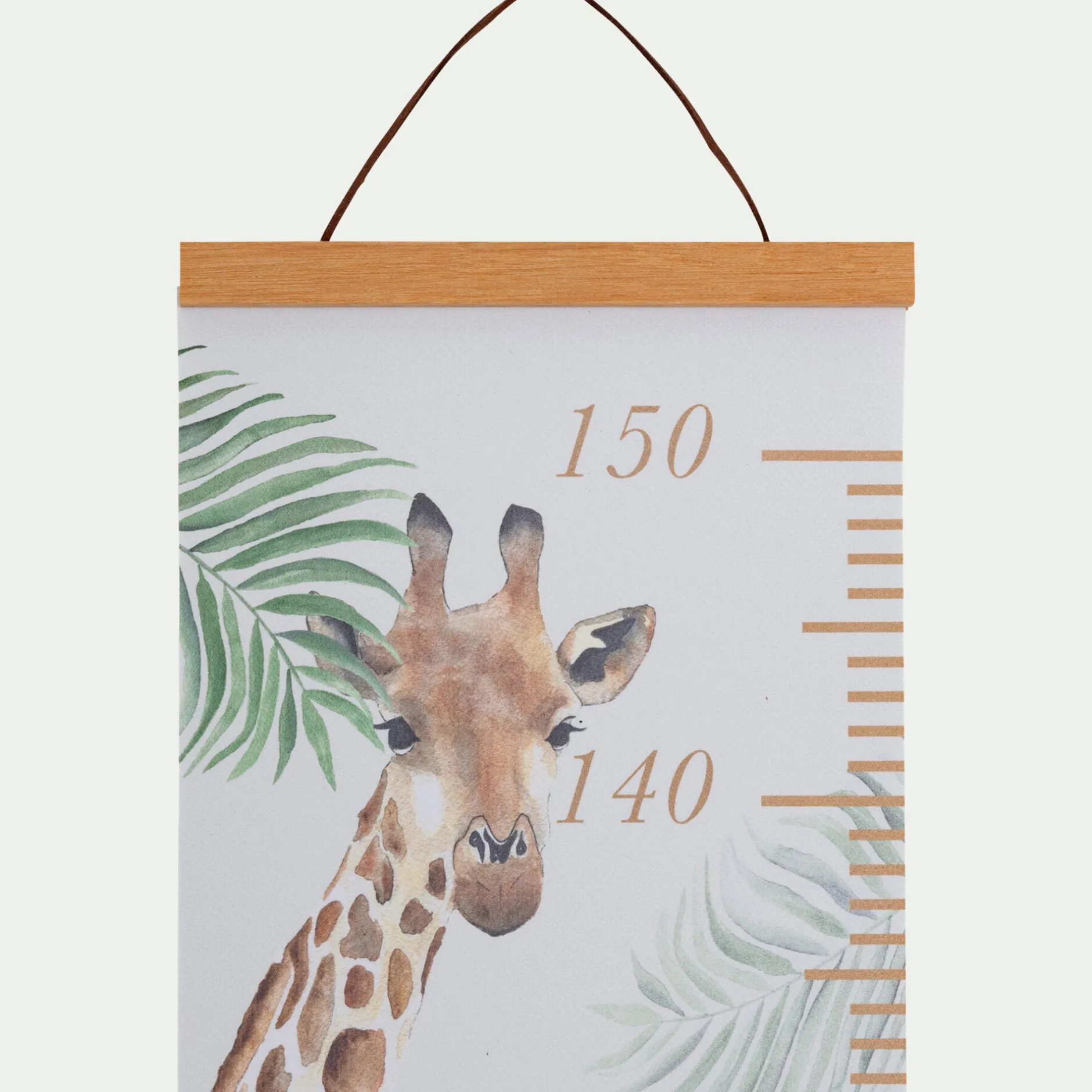 Matelas Enfant|Déco Murale*alinea Toise murale motifs savane - clair Vert