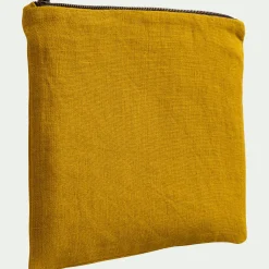 Cosmétique|Accessoire De Salle De Bain*alinea Trousse de toilette en lin - argan Jaune