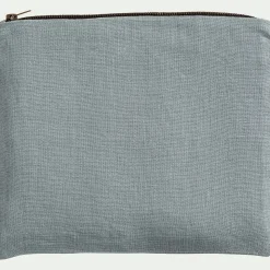 Cosmétique|Accessoire De Salle De Bain*alinea Trousse de toilette en lin - calaluna Bleu