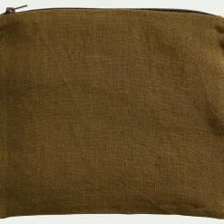 Cosmétique|Accessoire De Salle De Bain*alinea Trousse de toilette en lin - mousse Vert