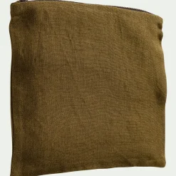 Cosmétique|Accessoire De Salle De Bain*alinea Trousse de toilette en lin - mousse Vert