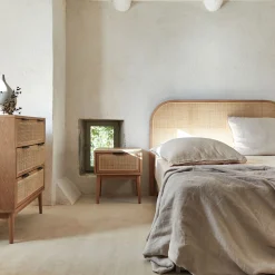 Tête De Lit*alinea Tête de lit avec cannage L145cm - Bois clair