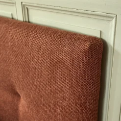 Tête De Lit*alinea Tête de lit capitonnée en tissu L182cm - terracotta Rouge