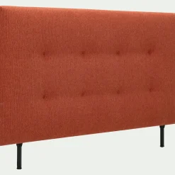 Tête De Lit*alinea Tête de lit capitonnée en tissu L182cm - terracotta Rouge