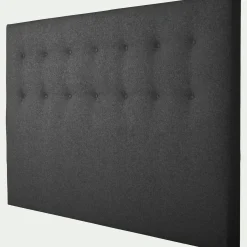 Tête De Lit*alinea Tête de lit capitonnée en tissu L140cm - couture Gris