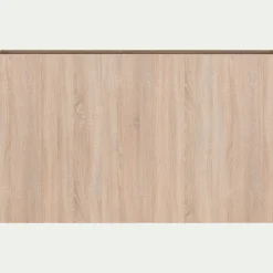 Tête De Lit*alinea Tête de lit en bois avec rangement - effet chêne clair L165cm Bois clair