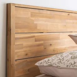 Tête De Lit*alinea Tête de lit en bois d'acacia massif L140cm Bois foncé