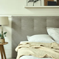 Tête De Lit*alinea Tête de lit en tissu texturé 160cm - écru Beige