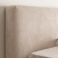Tête De Lit*alinea Tête de lit en velours côtelé 190cm - Beige
