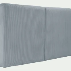Tête De Lit*alinea Tête de lit en velours côtelé 190cm - niolon Bleu