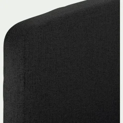 Tête De Lit*alinea Tête de lit galbée en tissu - anthracite L170cm Gris