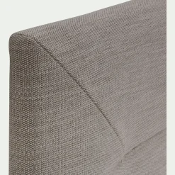 Tête De Lit*alinea Tête de lit matelassée en tissu 160cm - granite Gris