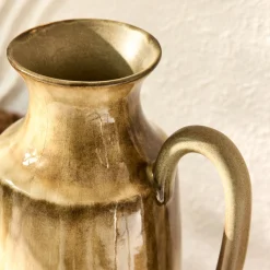 Vase*alinea Vase amphore en faïence H39cm - Jaune