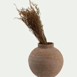Vase*alinea Vase boule en aluminium H20cm - Marron