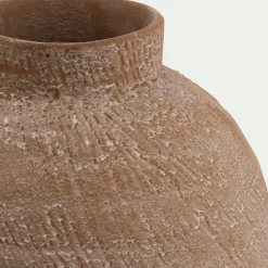 Vase*alinea Vase boule en aluminium H20cm - Marron