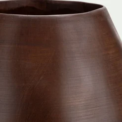 Vase*alinea Vase boule en céramique H23cm - Marron