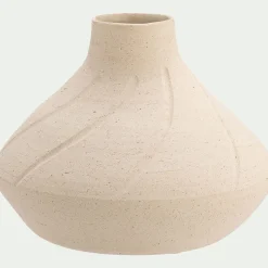 Décoration À Poser|Vase*alinea Vase boule en grès H14,5cm - Beige